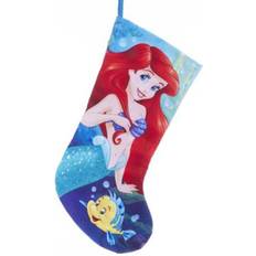 Kurt Adler Ariel Stocking Little Mermaid Blue/Red/Yellow Weihnachtsschmuck