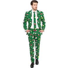 Herrer Kostymer OppoSuits Santaboss Suit