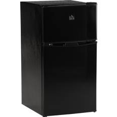 Mini fridge for dorm Homcom Double Door Mini Black
