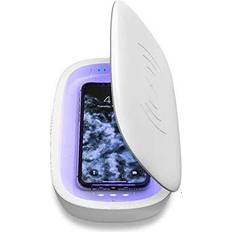 Mobile Phone Cleaning Mophie UV Sanitizer with Wireless Charging White