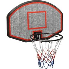 Svarte Basketballkurver vidaXL black, 90 x 60 x 2 cm Basketball Backboard Polyethene Hoop Board Black/White Multi Sizes