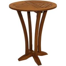 Umber Eucalyptus Outdoor Side Table
