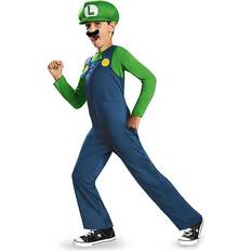 Disguise Super Mario Luigi Barn Karnevalskostyme
