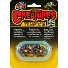Thermometers, Hygrometers & Barometers Zoo Med Creatures Dual Thermometer Humidity Glow