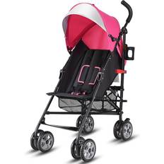 Organizer Costway Folding Lightweight Baby Toddler Umbrella Travel Stroller w/ Storage Basket