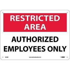 Workplace Signs Marker Notice Signs; Restricted