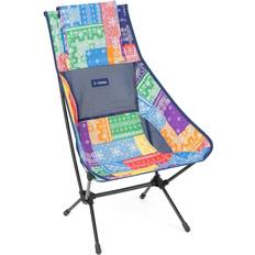 Helinox Chair Two Ultralight, High-Back, Collapsible Camping Chair, Rainbow Bandana, with Pockets