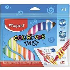 Maped Wachsmalstift COLOR, PEPS TWIST, 12er Blister