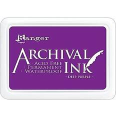 Ranger Archival Ink deep purple 2 1/2 in. x 3 3/4 in. pad pack of 3