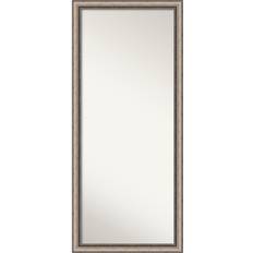 Amanti Art Lyla Ornate Full Length Leaner Silver Floor Mirror