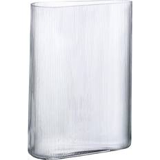 Nude Glass Mist Short Vase 11.4"