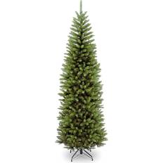 Metal Christmas Trees National Tree Company Kingswood Fir Pencil Hinged Artificial Christmas Tree 84"