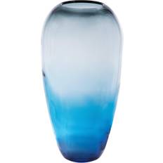 A&B Home & Lourdes Blue Hand-Made Ombre Vase