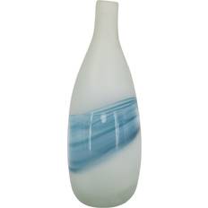 A & B White/Blue Mist Large Vase