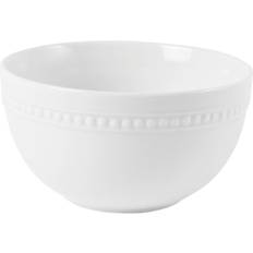 Fitz and Floyd Everyday White Beaded 26 Cereal Soup Bowl 4