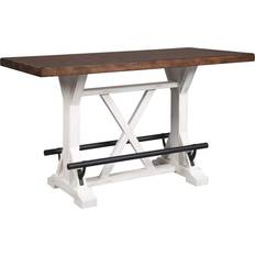 Rectangle Dining Tables Ashley Signature Design Brown/White 30x60"