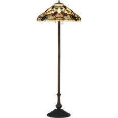 Purple Floor Lamps Meyda Tiffany 55961 Jeweled Grape Floor Lamp
