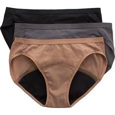 Period Panties Hanes Comfort Bikini Period Underwear 3-pack - Assorted Neutrals