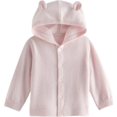 Quince Washable Cashmere Hooded Cardigan - Minimal Pink