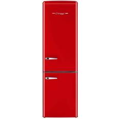 Red Fridge Freezers Appliances UGP-275L Classic Star Bottom Rack Candy Red