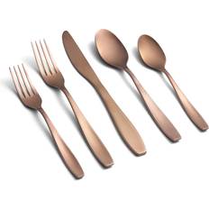 Cutlery Cambridge Silversmiths January Copper Satin Service Cutlery Set 20
