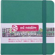 Talens Art Creations Sketchbook Forest Green 12x12cm 140g 80 sheets