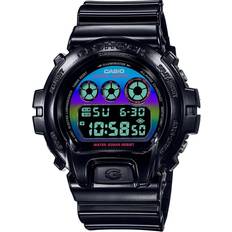 G-Shock Klokker G-Shock Digital Black Resin Watch, 50mm, DW6900RGB-1 Black