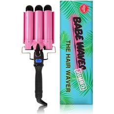 Pink Hair Wavers Trademark Beauty Waves Jumbo Hair Curling Wand Triple Barrel Voltage