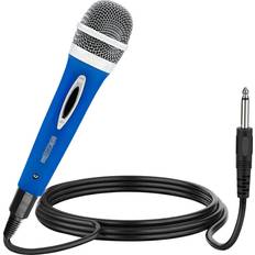 5 Core Premium Vocal Dynamic Cardioid Handheld Microphone Unidirectional Mic with 12ft Detachable XLR Cable to Â¼ inch Audio Jack and On/Off Switch