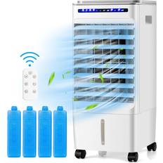 Air Coolers Costway 3-in-1 Evaporative Air Cooler Portable Air Cooling Fan w/ Fan & Humidifier