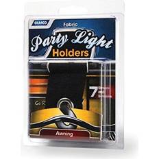 Car Covers Camco 42733 Fabric Party Light Holders, Black
