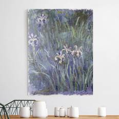 Blau Wanddekoration Kunstdruck Hochformat Claude Monet Bild
