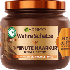 Garnier Haarkuren Garnier Wahre Schätze Honigschätze 1-Minute Haarkur wirkt reparierend dank Akazienhonig