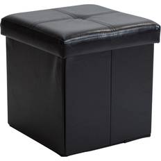 Storage ottoman bench Furniture Simplify Faux Cube Storage Bench