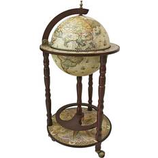 Globes Design Toscano Sixteenth Century Crema Durata Replica Bar Globe