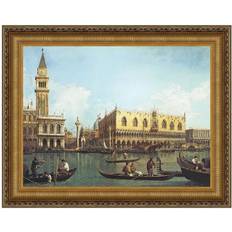 Design Toscano View of the Bacino di San Marco Architecture Oil Framed Art
