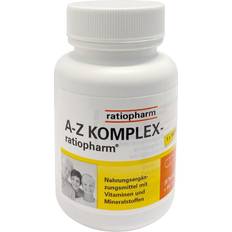 Ratiopharm Vitamine + Mineralstoffe, A-Z Tabletten, 100