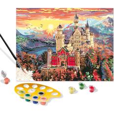 Toys Ravensburger CreArt Fairytale Castle Paint by Numbers Kit for Adults Painting Arts and Crafts for Ages 14 and Up