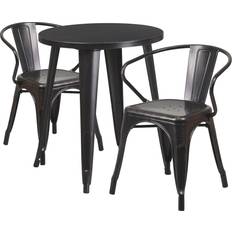 Patio Dining Sets Flash Furniture Napoleon Commercial Grade 24 Patio Dining Set