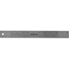 Universal Stainless Steel Ruler with Cork Back Hole Standard/Metric 12 Long