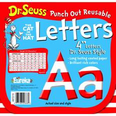Blocks Eurekaï¿½ Dr. Seussï¿½ Stripes Reusable Punch Out Deco Letters, 4" 217 Pieces