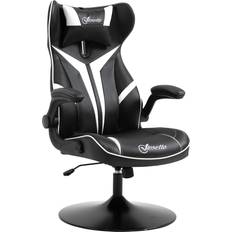 Weiß Gaming-Stühle Vinsetto Gaming Stuhl ergonomisch schwarz/weiß