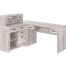 Tables Monarch Specialties Wood Look L-Shaped Writing Desk