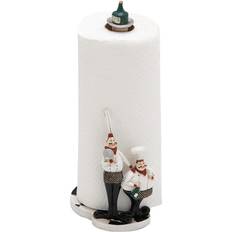 Paper Towel Holders Litton Lane White Polystone Traditional Paper Towel Holder