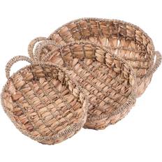 Vintiquewise QI003546.M.4 4 Seagrass Fruit Count Bread Basket