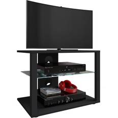 Schwarz Fernsehschränke VCM Lowboard Black Fernsehschrank 60x45cm