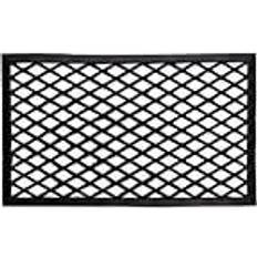 Runde Türvorleger Design Imports Rubber Doormats Collection Weather, Lattice Mehrfarbig