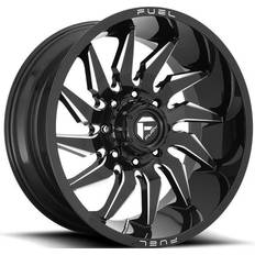 19" - Black Car Rims Fuel Off-Road D744 Saber Wheel, 22x10 with 5 on 5 Bolt Pattern