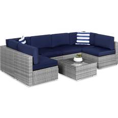 Best Choice Products 7-Piece Modular Sectional Outdoor Lounge Set
