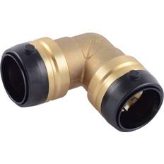 Sewer Sharkbite 1-1/4 in. Push-to Connect Brass 90-Degree Elbow Fitting